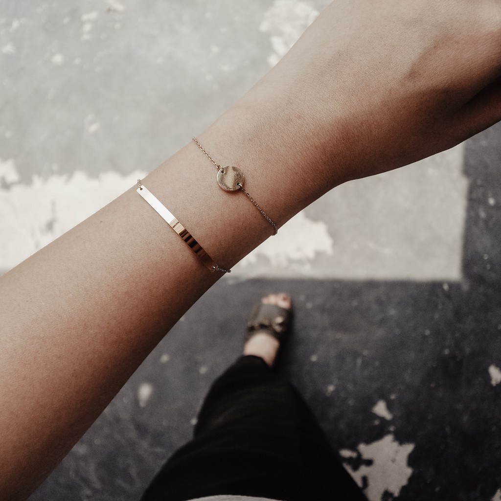 PREMIUM ZOE BRACELET (STAINLESS STEEL + 18K GOLD PLATED) - ANTI KARAT