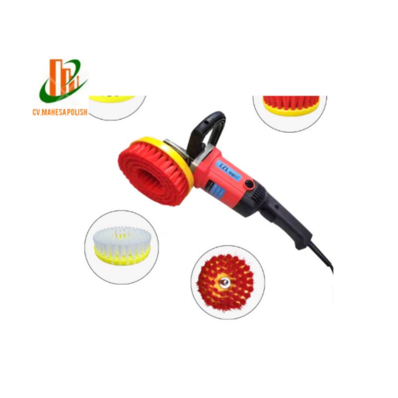 Sikat Cuci sofa cuci springbed cuci karpet 5 inch M14 sikat handpolisher sikat mesin polisher