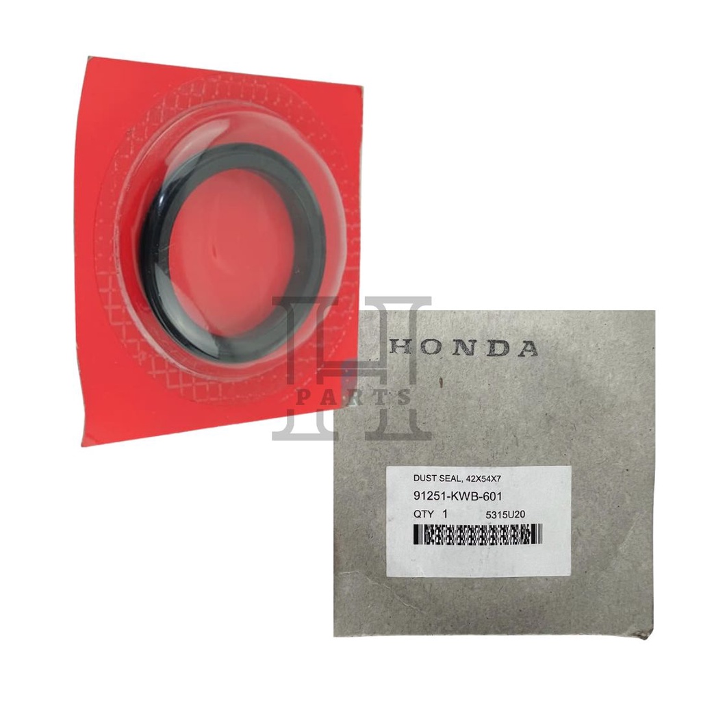 SEAL SIL DEBU LAHAR LAHER GEARBOX RODA DEPAN DUST SEAL 42X54X7 BLADE REVO 110 SUPRA-X 125 FI 91251-KWB-601 ASLI ORIGINAL AHM HGP HONDA