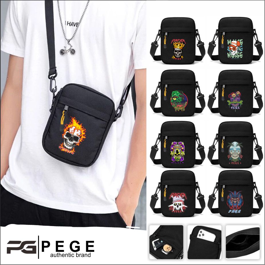 Tas Selempang Bahu Pria Distro PEGE  - PG 8942