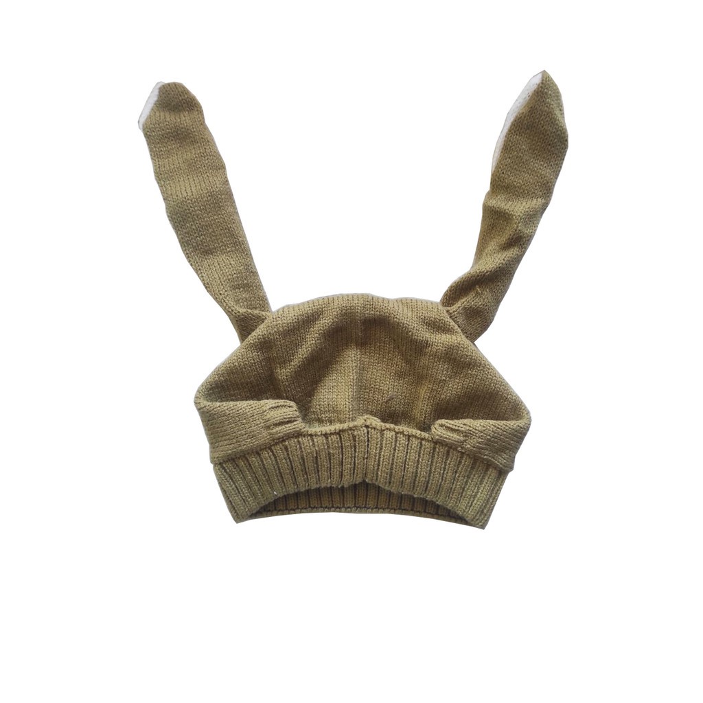 Topi Kupluk Rajut Bunny/ Kupluk Anak Kelinci/ Kupluk Bayi