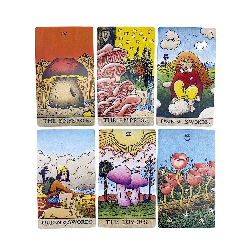 Mushroom Hunter Tarot 12x7cm include guide paper