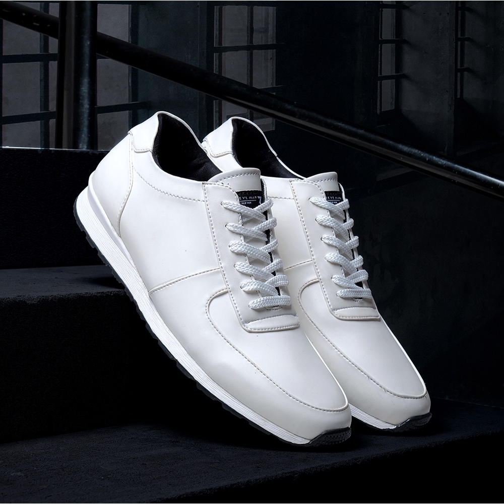 ALLEGRO WHITE |ManNeedMe x Reyl| Sepatu Sneakers Pria Casual Shoes ORIGINAL