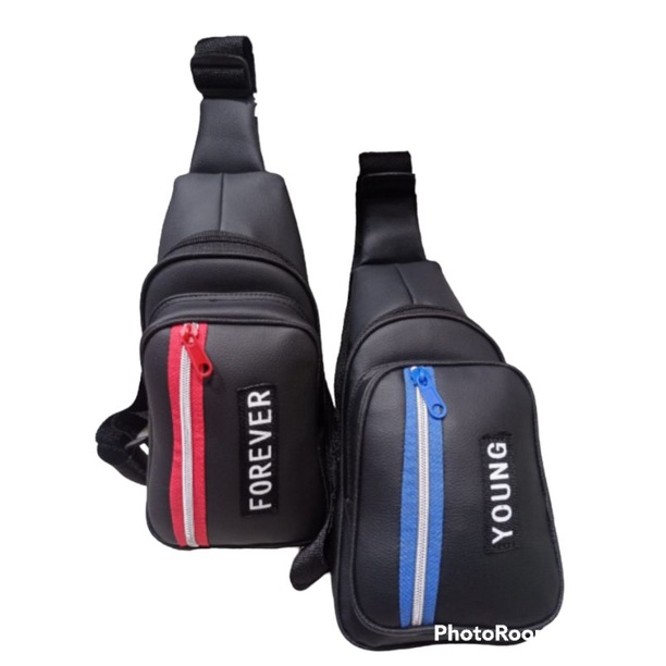 tas selempang pria wanita tas bahu FOREVER & YOUNG