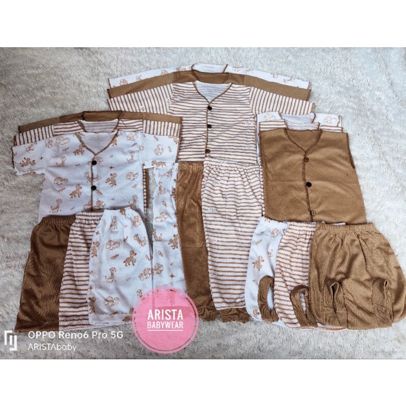 paket hemat baju + celana bayi SERI MILO Zidanbaby