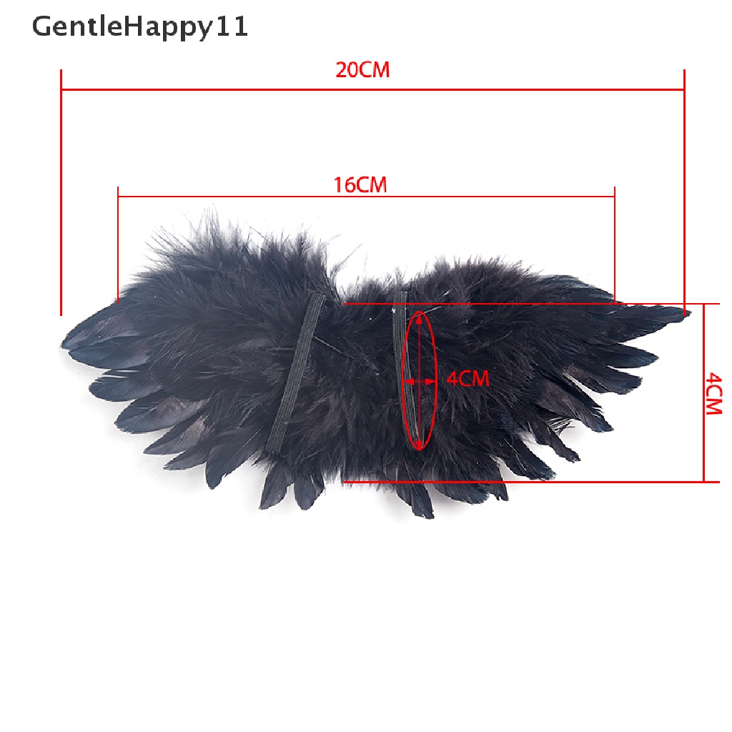 Gentlehappy DIY Mini Feather Angel Wing Newborn Props Untuk 1per6 1/41/3 BJD Pakaian Boneka Wings id