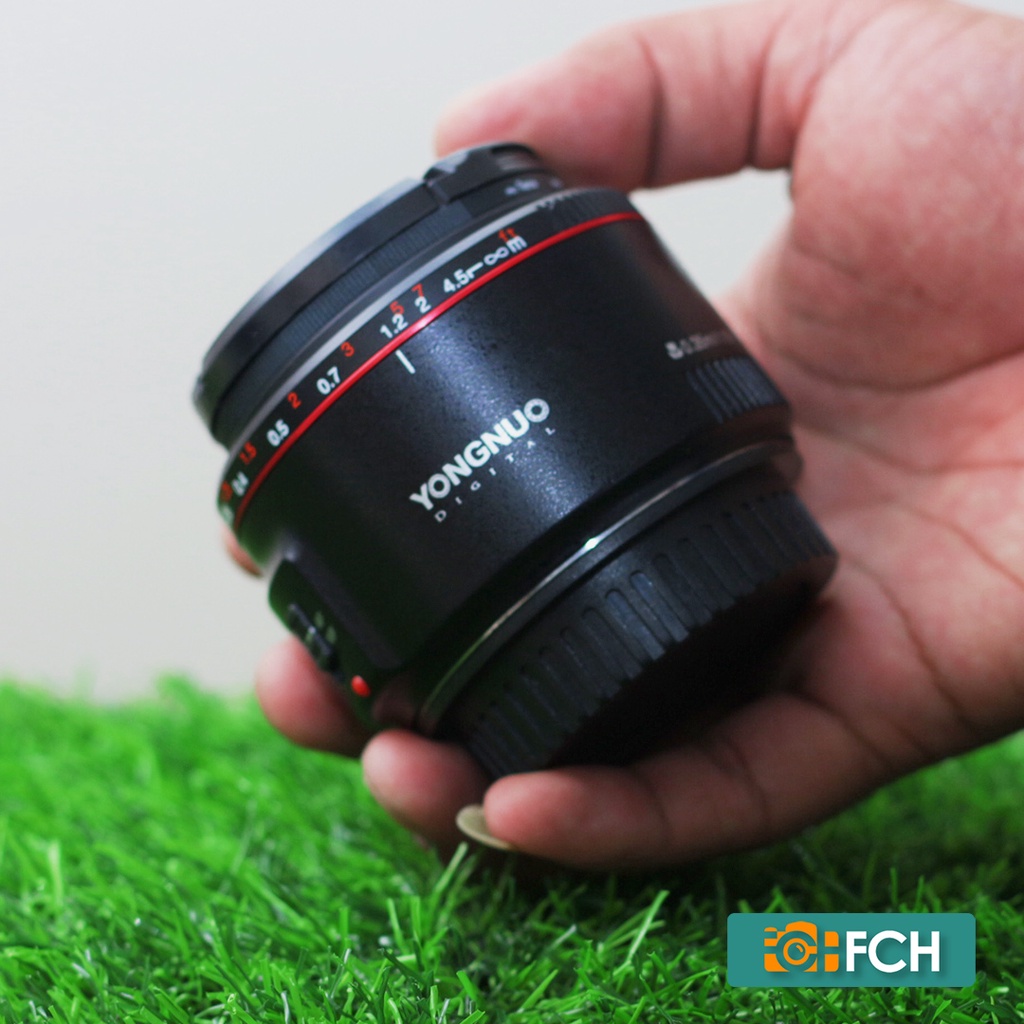 Jual LENSA FIX YONGNUO MARK II 50MM F1.8 FOR CANON MULUS SIAP JEPRET