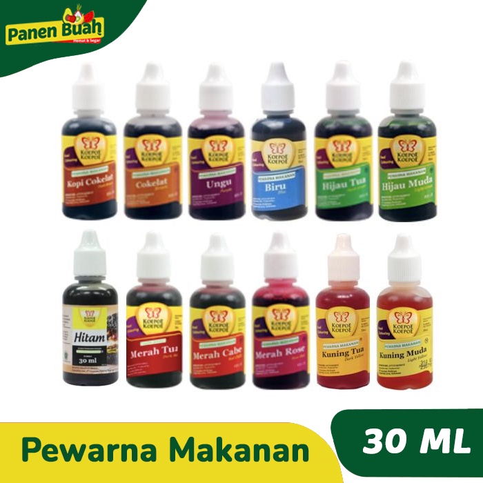 

Pewarna Makanan Koepoe-Koepoe (Per Botol 30 Ml)