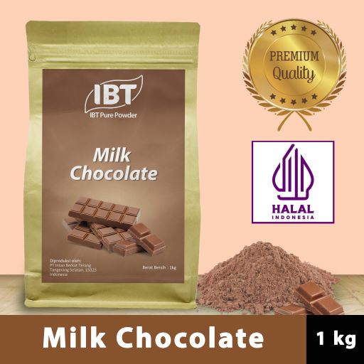 

Bahan Makanan Serbuk Bubuk Kue Milk Chocolate Coklat IBT Pure Powder Murni