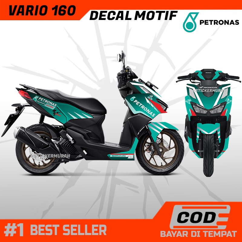 PETRONAS DECAL VARIO 160 DECAL FULL BODY MOTIF PETRONAS MOTOR VARIO 160