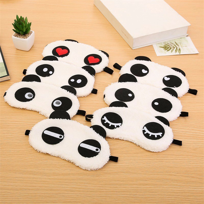 penutup mata panda tidur sleeping import lucu murah