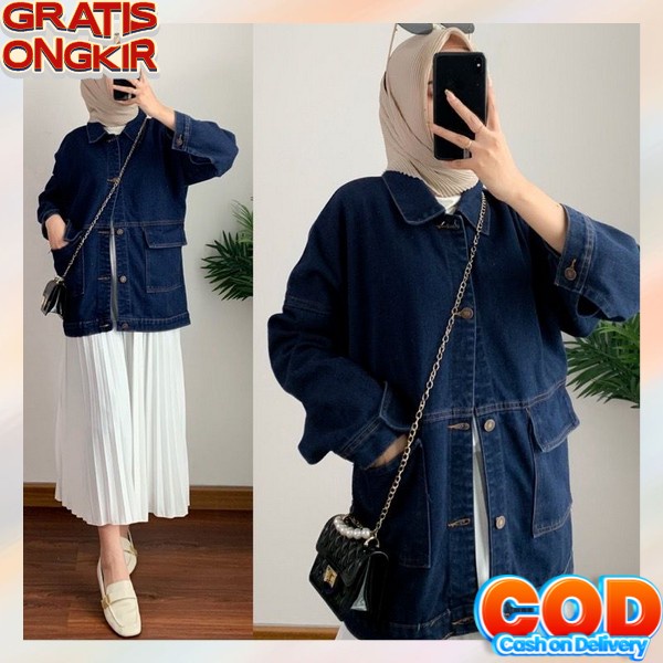 Jaket Jeans Kekinian Cewek Levis Wanita Jins Import Denim Jacket Jacket Wanit Jaket Jeans Lv Mutiara