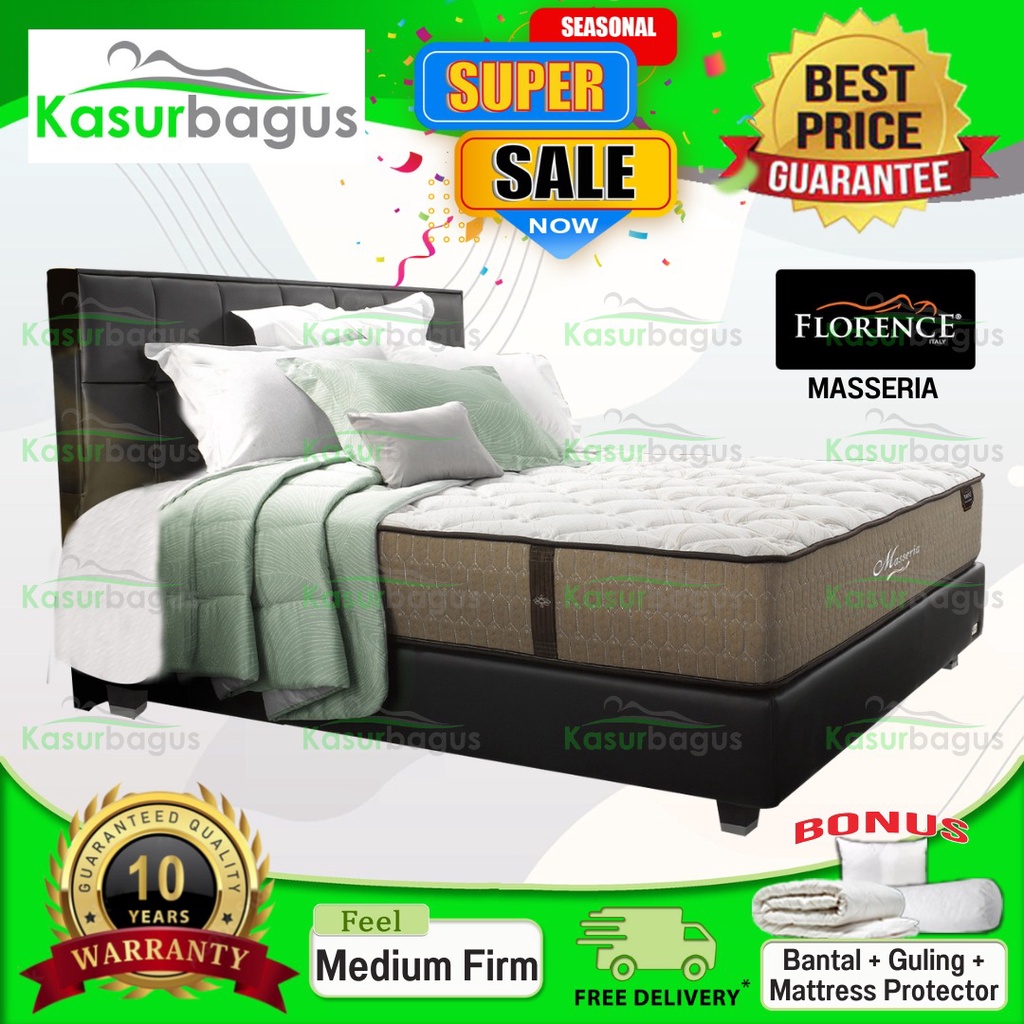 Florence Kasur Springbed Masseria - Full Set 120x200