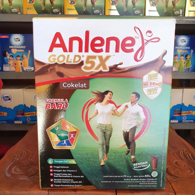 

Anlene Gold Plus 5× Coklat 885gr Dan 620gr TERMURAH!!