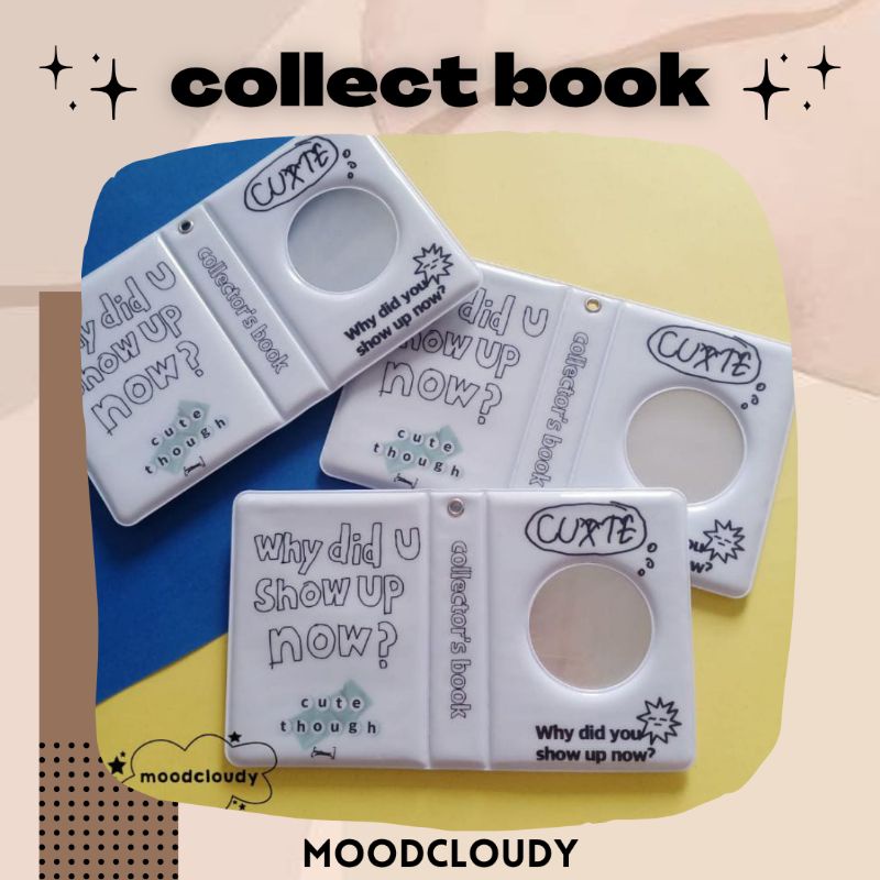 ⚘ mōödcloudy ⑅ collect book cuxte | 1P mini album foto / kolbuk photocard / photobook binder kartu p
