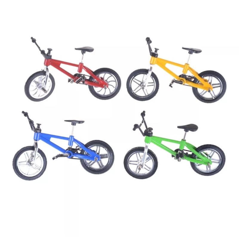 Mainan Sepeda Jari Diecast Miniatur Sepeda BMX Mini Finger board bicycle Fingers Game