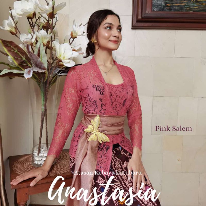 Kebaya Semi Perancis Embroidery Anastasia