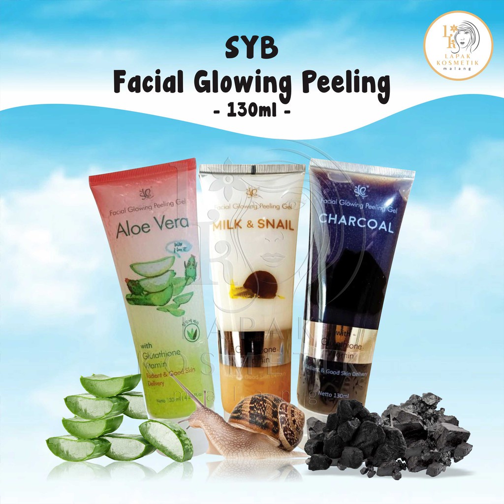 SYB Facial Glowing Peeling Gel Aloe Vera &amp; charcoal