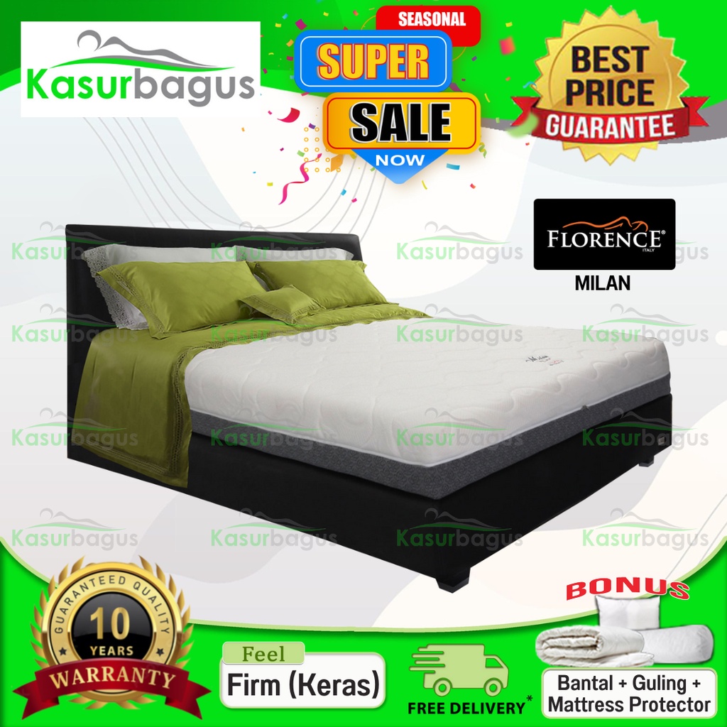 Florence Kasur Full Latex Milan - Full Set 120x200