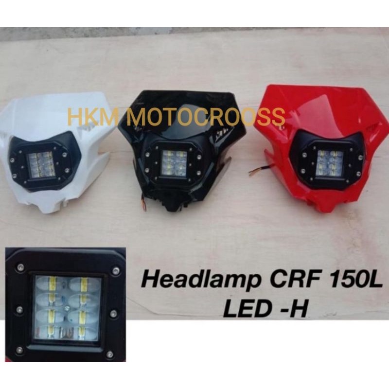 Lampu depan crf 150 l 2018 Headlamp crf 150 l 2018 led reflektor crf 150l 2018 batok lampu crf totok
