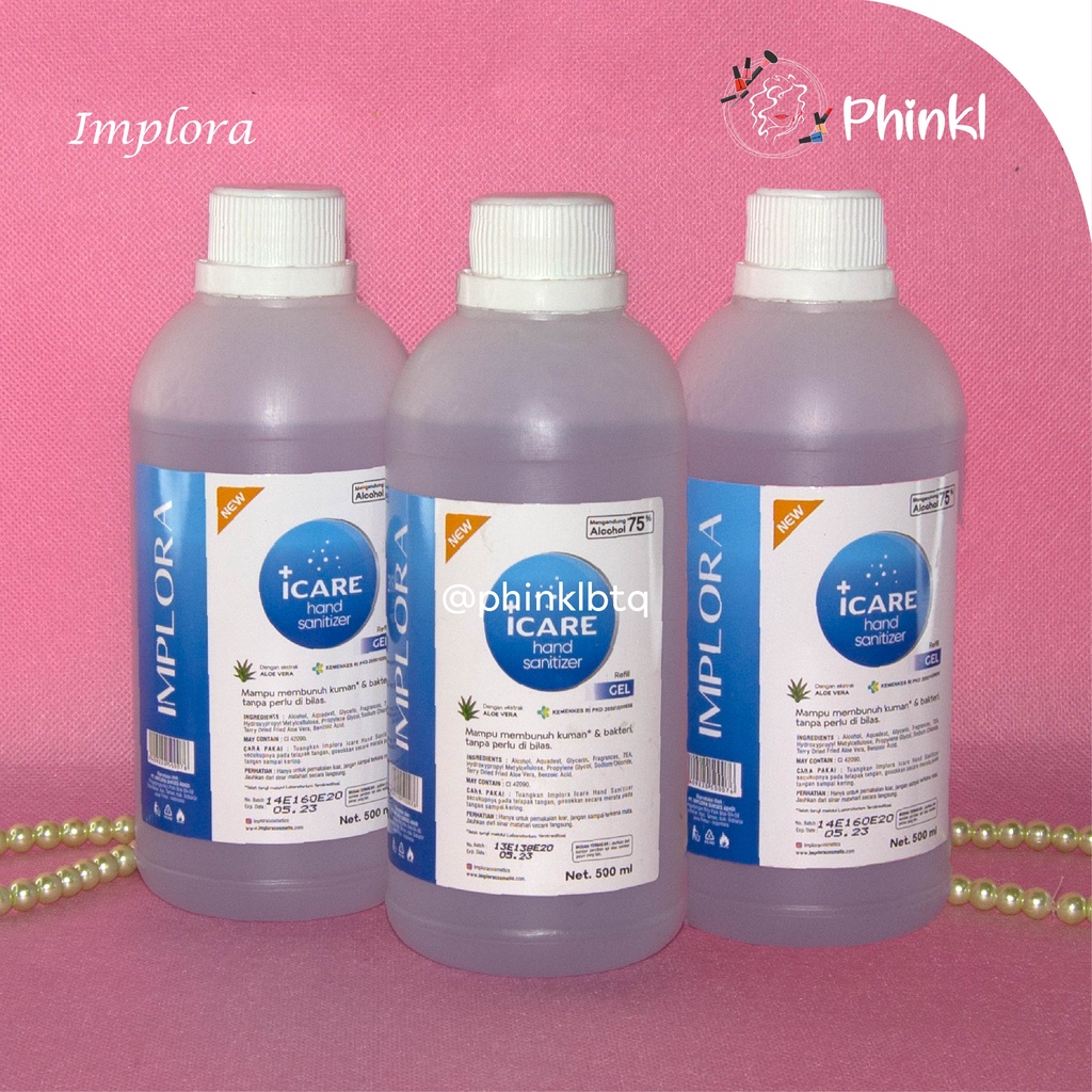 `ღ´ PHINKL `ღ´ Implora ICARE Hand Sanitizer gel agak cair 5 Liter isi ulang sale