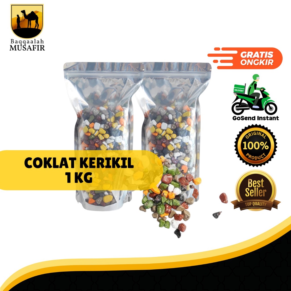 

COKLAT KERIKIL ARAB PREMIUM 1KG COKELAT BATU COKLAT TURKI OLEH OLEH HAJI UMROH