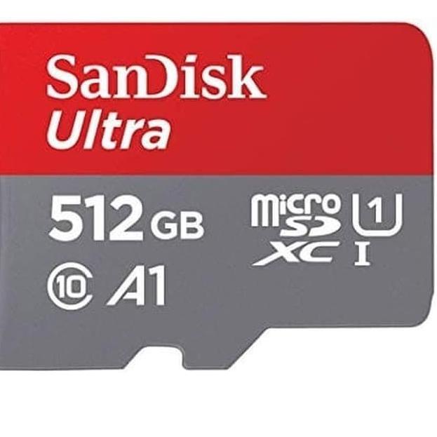 Kartu Memori Sandisk Ultra 32GB/64GB/128GB/256GB/512GB Microsd - 32 gb