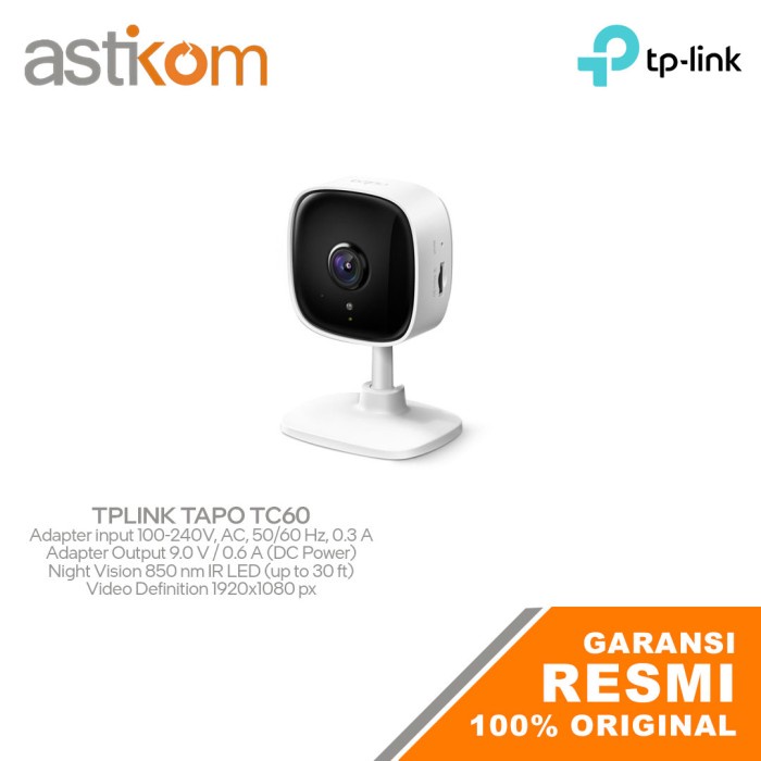 TP-Link CCTV TAPO TC60 Home Security Wi-Fi Camera 1080p