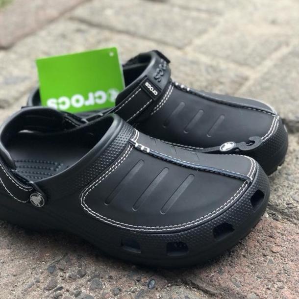 Sandal Pria Crocs Yukon mesa Original/CROCS/CROCS YUKON/SANDAL CROCS - Cokelat, 43