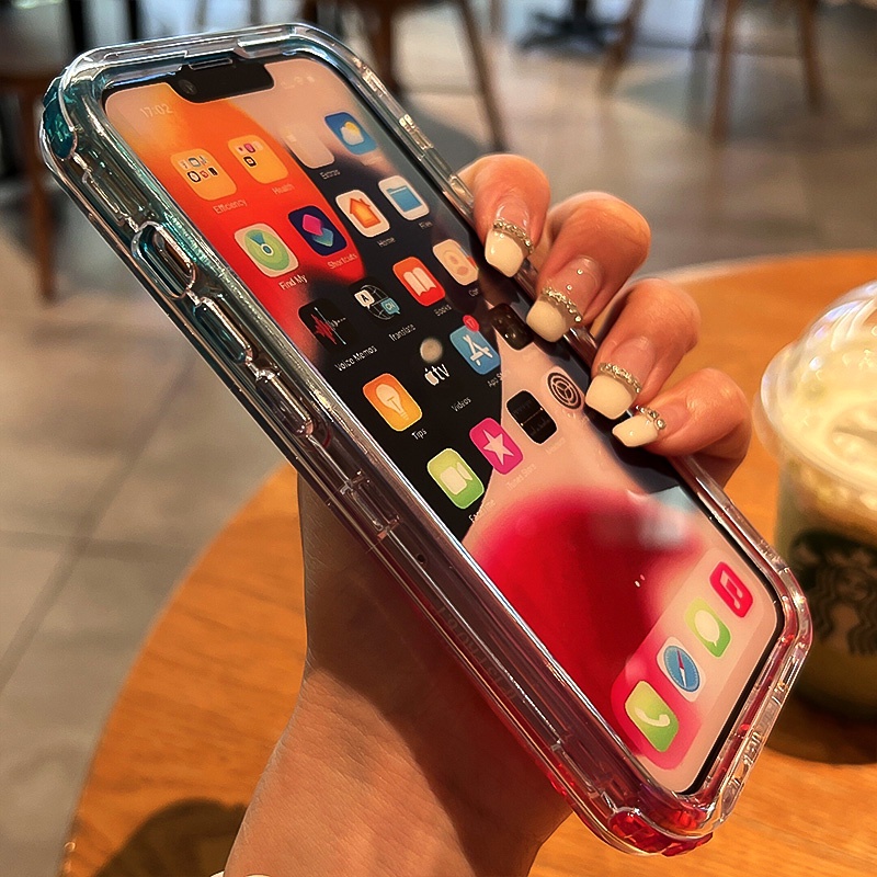 2in1 case Pelindung shockproof Untuk iphone 14 pro max 14 plus 11 pro max 12 13 pro max