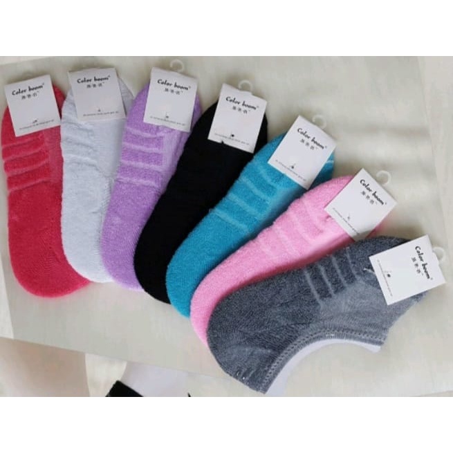 Kaos Kaki HIDDEN SOCK Serat Bamboo Color Boom / Kaos Kaki Wanita