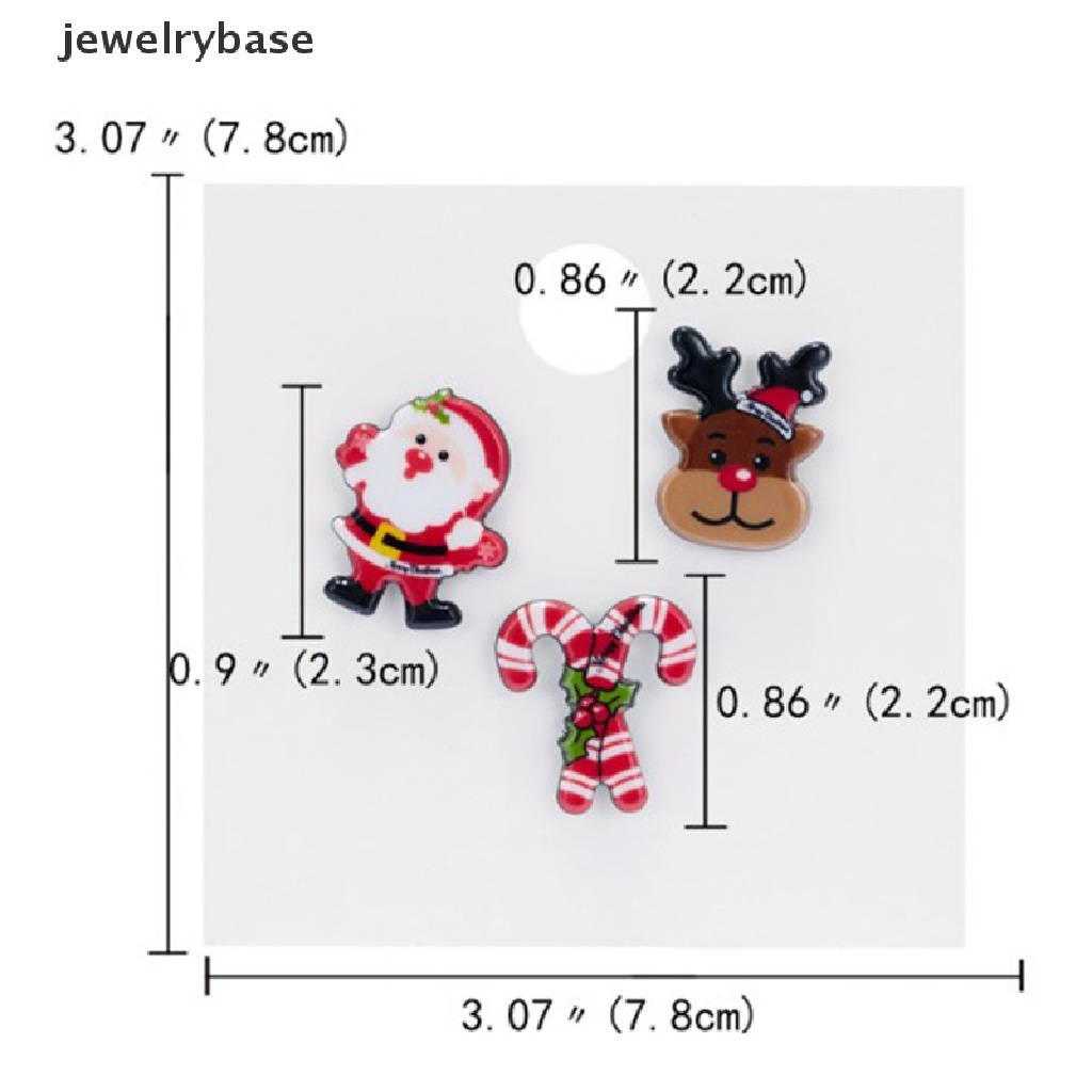 Bros Pin Desain Santa Claus Elk Snowman Untuk Wanita