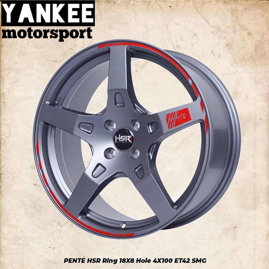Velg Mobil Ring 18 untuk Jazz, City, Avega, Mazda2, Vios, dll HSR PENTE