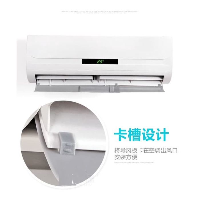 Talang Ac Universal 80cm Ac Reflektor Penahan Hembusan AC Universal