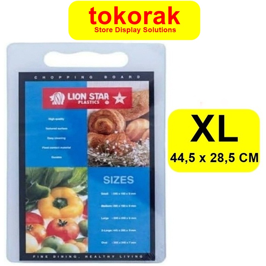 TALENAN CH-1 LION STAR SIZE XL PLASTIK - CHOPING BOARD - ALAT POTONG