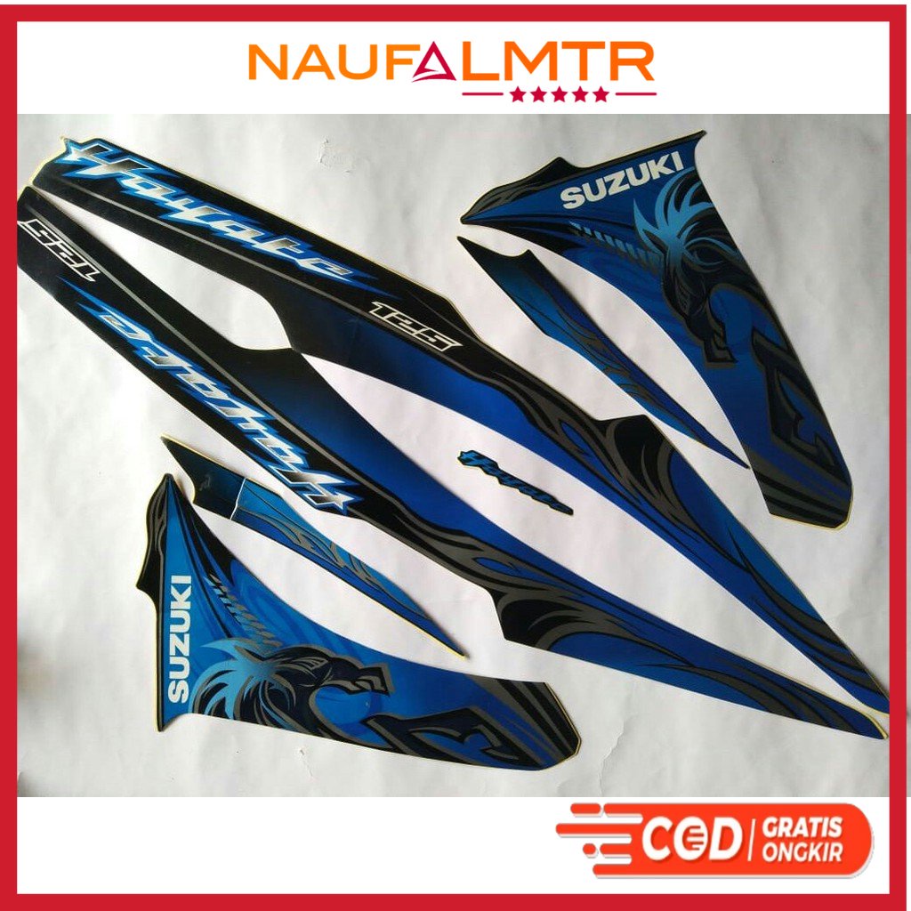 Stiker Striping Suzuki hayate 125 hitam