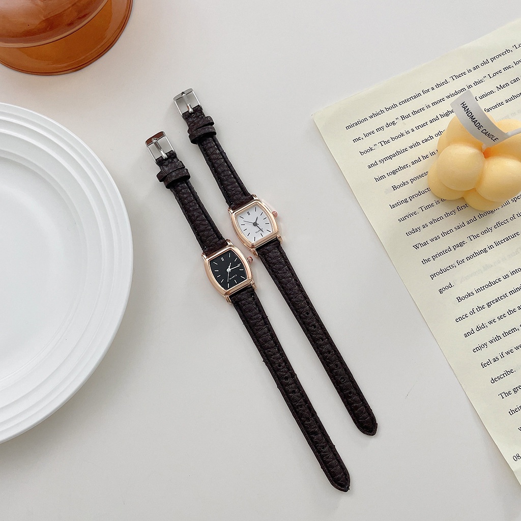 Jam Tangan Wanita A0041 Jam tangan kuarsa retro kepribadian sederhana