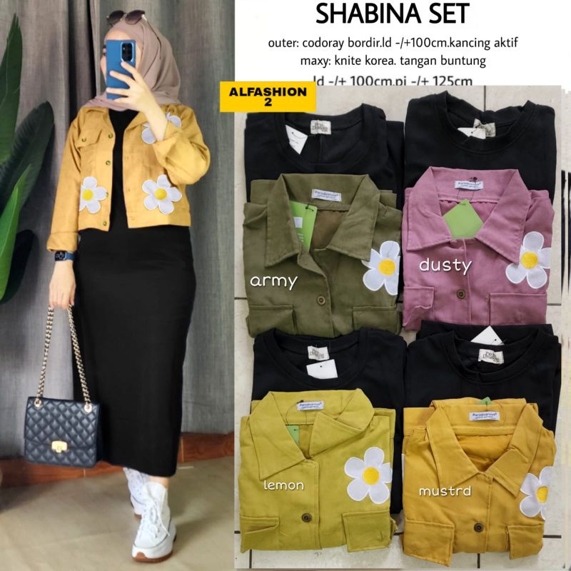 BAJU SETELAN SHABINA SET BY ALFASHION