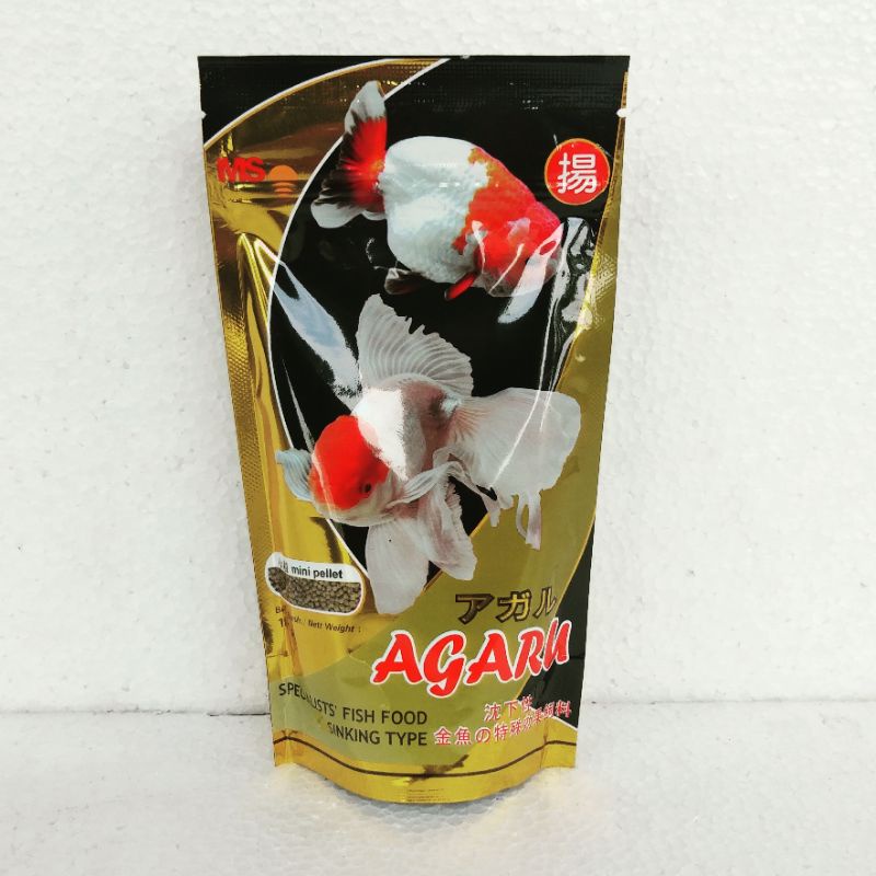 PAKAN ikan hias 100g aquarium AGARU 100 GRAM fish food floating prlet apung akuarium