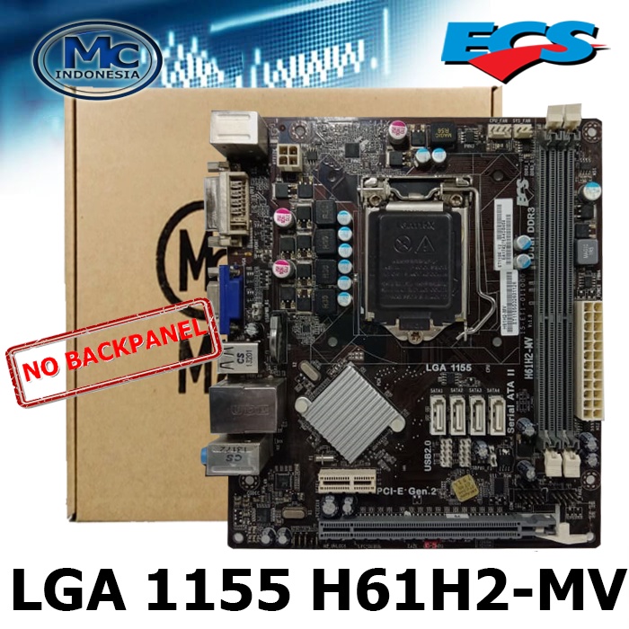 MOBO Mainboard Motherboard H61 DDR3 socket 1155 ECS