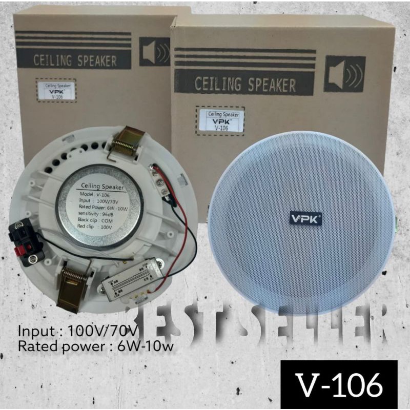 Speaker Ceeling VPK V106 Original 6 inch Speaker Plafon VPK V 106