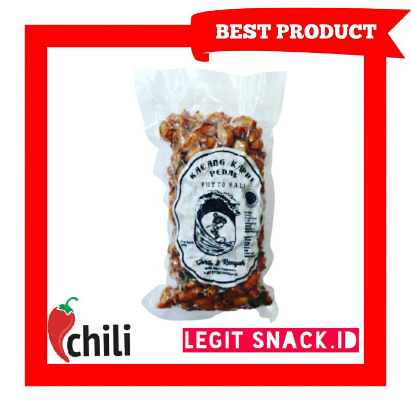 

Kacang Kapri Pedas Putto Bali 250 Gr / Kacang Tanah Daun Jeruk Pedes