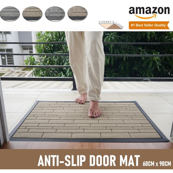 KESET ANTI SLIP/ KESET OUTDOOR / KESET KANTOR (Bricks - Cool Beige)