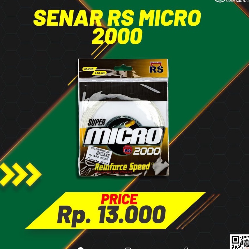 JUAL SENAR RAKET RS MICRO 2000