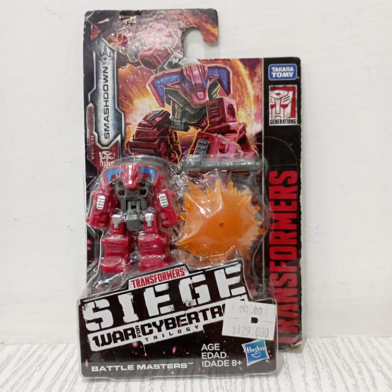 ori original hasbro transformers takara tomy smashdown war for cybertron wfc trilogy earthrise battle masters robot action figure mainan anak laki cowok hadiah kado ultah boy boys toy toys figur gift generations