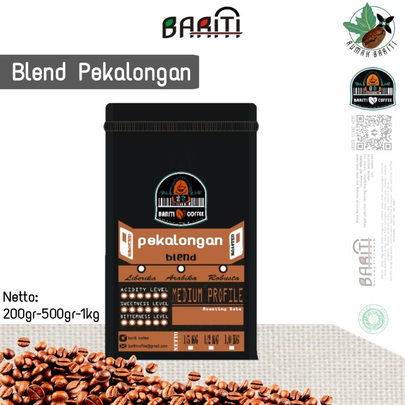 

Kopi Blend Arabika & Robusta (Berat: 200gr-500gr-1kg)