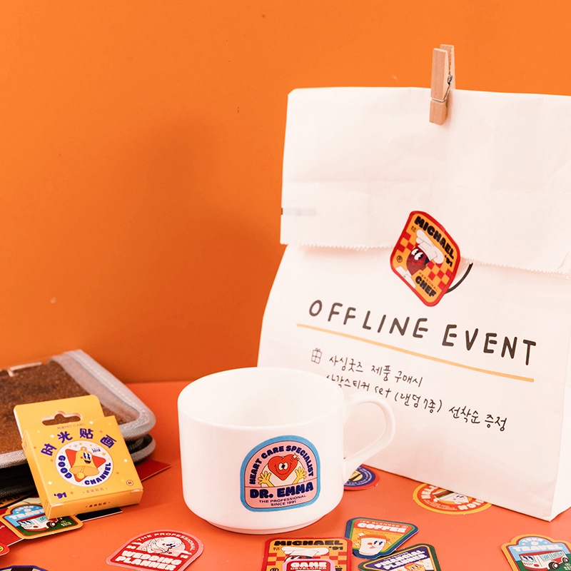 Kartun Jepang Stiker Bahan Salur Bagus Stiker Scrapbook Laptop DIY Deco Stiker