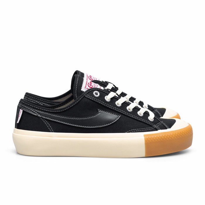 Sepatu Compass Gazelle Low Black Gum Original Retail Murah