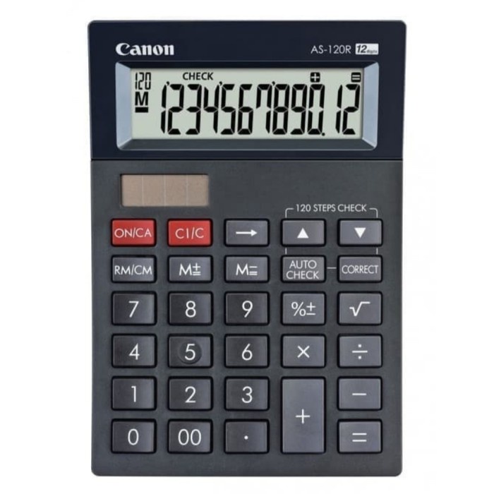 

Calculate Kalkulator Check & Correct Canon As-120R - Calculator Desktop As120R