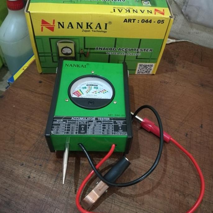 Battery tester analog NANKAI ART 044-05 alat tes kondisi accu aki